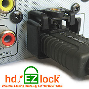 The most versatile HDMI cable locking system